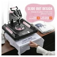 thumbnail image 4 of Heat Press Machine 5 in 1, 15x15 in, 30oz Tumbler Press for T-Shirts, Mugs, Hats - Versatile Sublimation Iron, 4 of 5