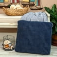thumbnail image 2 of Parkland Collection Manni Blue Throw Pillow, 2 of 7