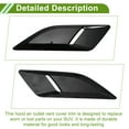 thumbnail image 5 of Unique Bargains Hood Air Outlet Vent Cover Trim for Land Rover Range Rover Sport 2014-2023 Hood Engine Bonnet Air Vent Outlet Cover Bezels ABS Black, 5 of 6
