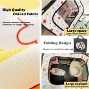 ZBH Portable Pet Playpen, Foldable Dog/Cat Playpen,Pet Travel Breathable Bed,Indoor and Outdoor Sports Fence Dog Tent Puppy Playground