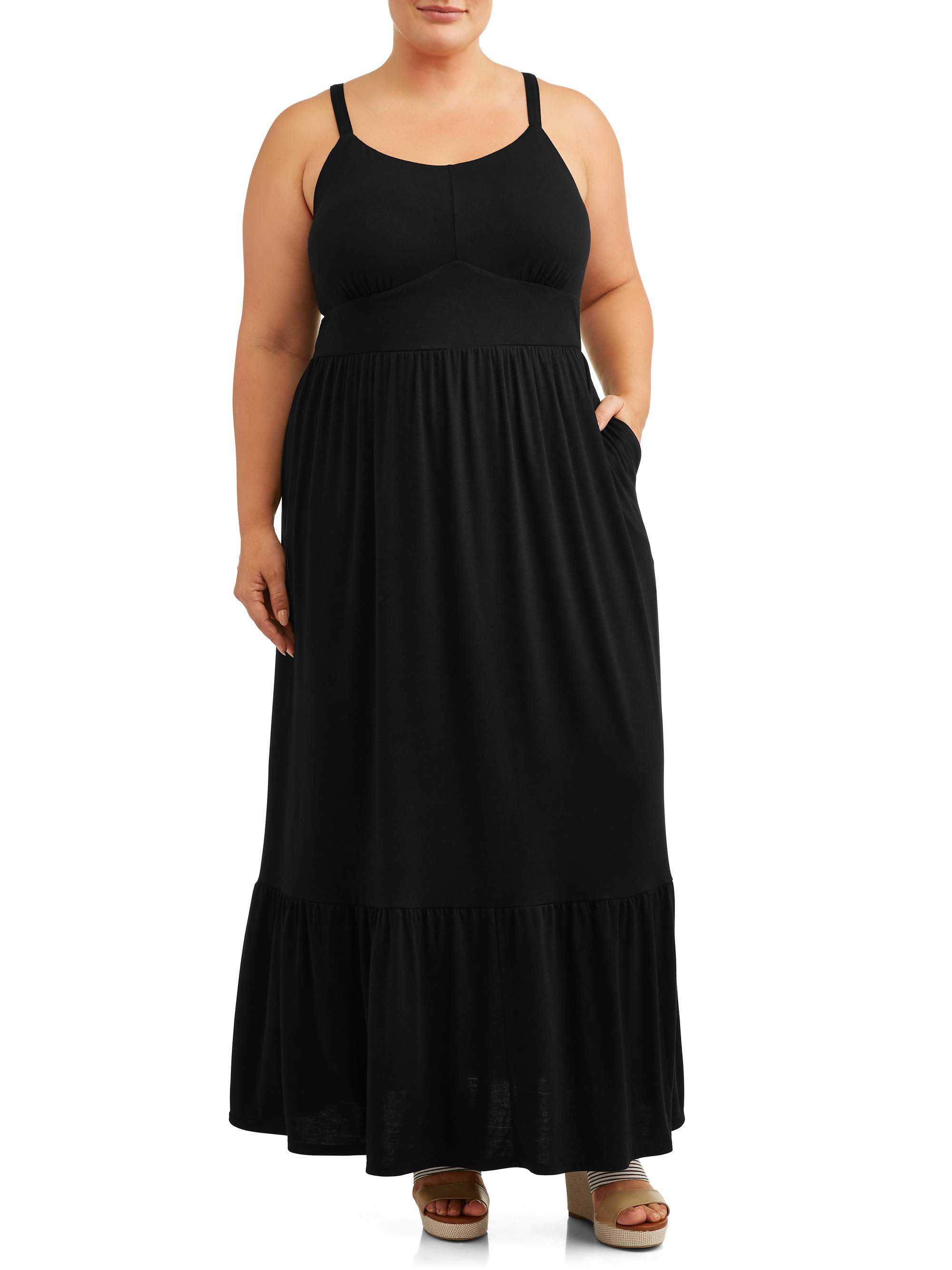walmart plus maxi dress
