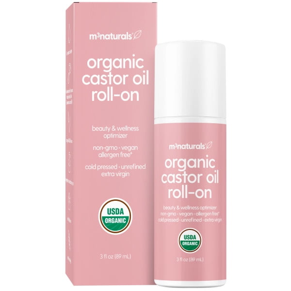 M3 Naturals Organic Cold Pressed Castor Oil Roll-On, 3 oz photo 5