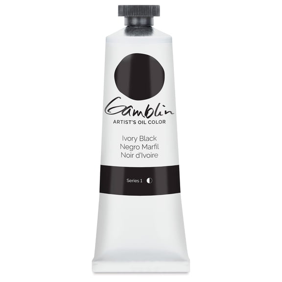 Art Oil 37Ml Ivory Black by Gamblin