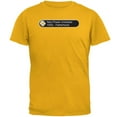 thumbnail image 1 of Father's Day New Power Fatherhood Funny Mens T Shirt Gold X-LG, 1 of 1