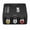 Black, variant on RCA AV To HDMI HD Converter Composite CVBS Video Adapter Wii NES SNES