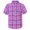 Red Blue Plaid, variant on Yuyuekeji Casual Boys' Short Sleeve Woven Shirt Button Down Shirts 6-12 Years