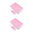 thumbnail image 3 of Matsuzay Accesorios para contenedores de almacenamiento para fiestas con bandeja para cubitos de hielo Rosa 2Conjunto, 3 of 6