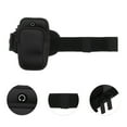 thumbnail image 3 of Unique Bargains 1 Pc Portable Phone Holder Arm Bands with Zipper for Hiking Gym Black Neoprene, 3 of 4