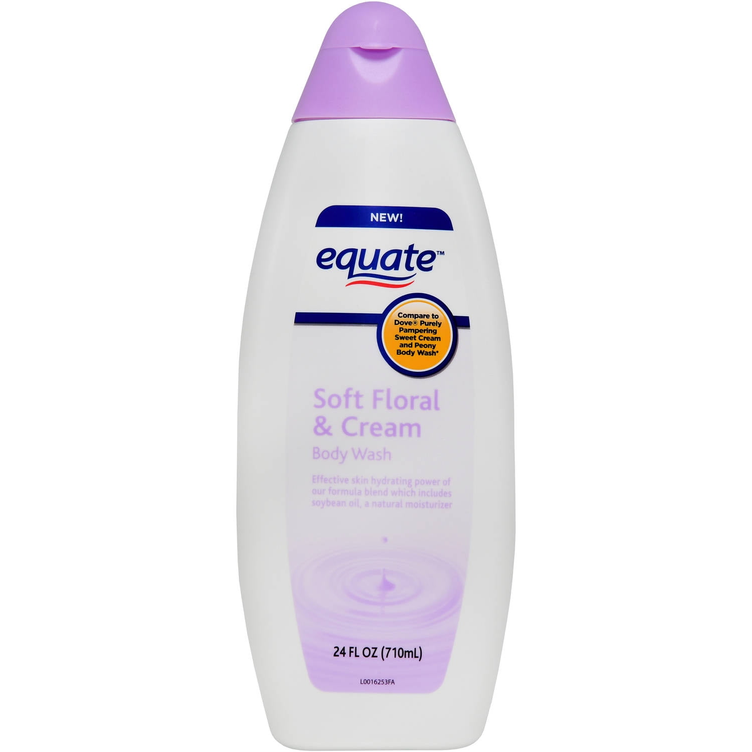 Equate Soft Floral & Cream Body Wash, 24 fl oz