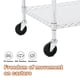 thumbnail image 2 of Heavy duty commercial grade utility cart con 3 tires y low handle bar, steel service cart con wheels, 2 of 6