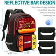 thumbnail image 2 of Gaming Backpack Set - 3pcs School Bookbag with Lunch Box and Pencil Case, Big 17 Inch Video Game Themed Backpack for Middle Elementary Grade Teen Boys Students, 2 of 7