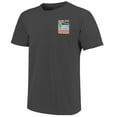 thumbnail image 2 of Men's  Graphite Oregon State Beavers Comfort Colors Minimal Vista Distressed Graphics T-Shirt, 2 of 3