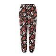 thumbnail image 5 of Halloween Pants Women Elastic Waist Drawstring Relaxed Fit Funny Print Joggers Sweatpants with Pockets, 5 of 5