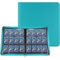 thumbnail image 1 of GHSDFBB Trading Cards Album, Cards Collectors Album with 20-Side Loading Pocket Binder ，Premium Zip Binder Waterproof Trading Display Holder，Holds Up to 480 Cards-sky blue, 1 of 7