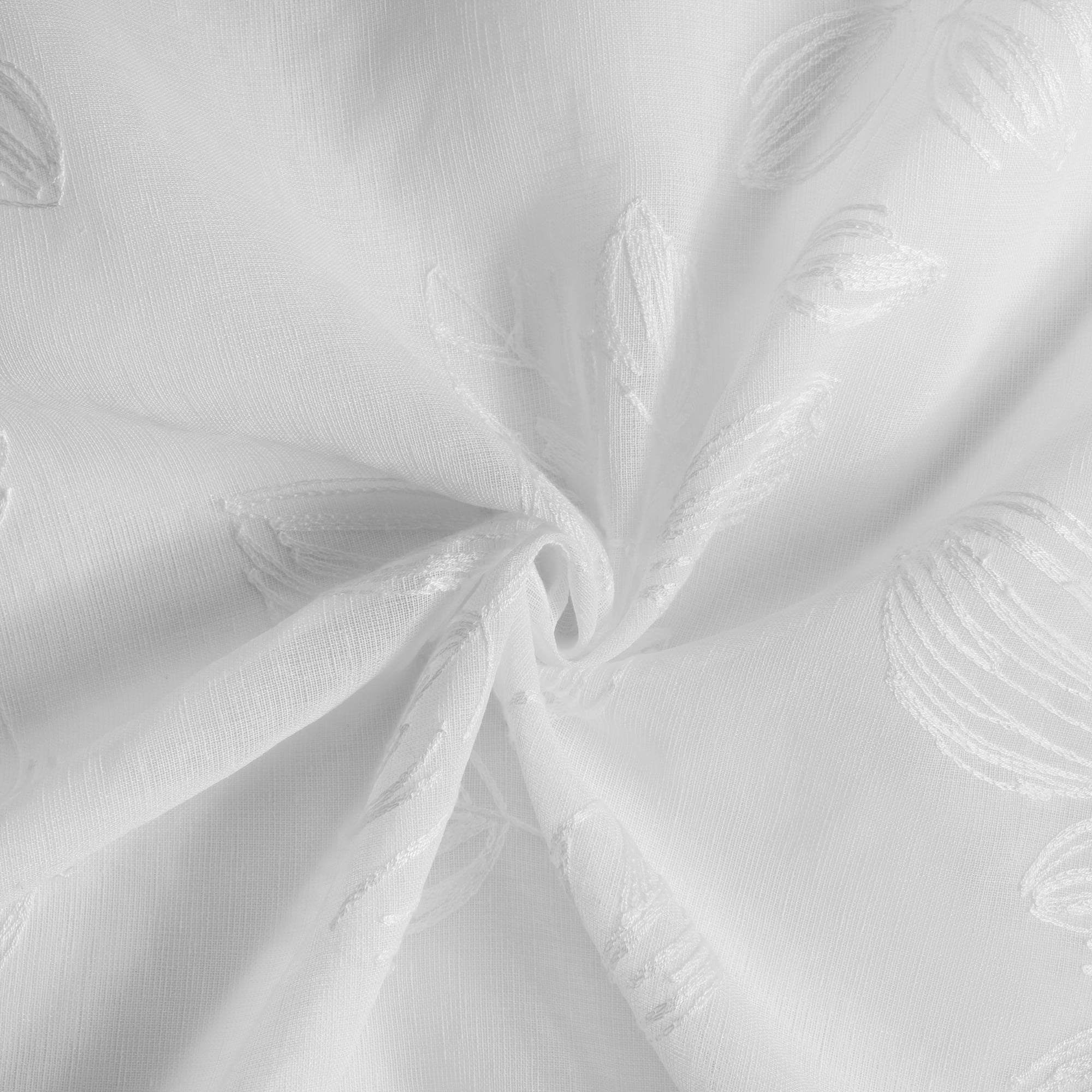 Loft Living Summer Sheer Grommet Indoor Curtain 52 x 84 in White