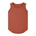 thumbnail image 4 of Caqnni Boys Girls Casual Basic Soft Active Sports Short Raglan Sleeve Baseball Solid Color Summer T-Shirt Cool Summer Shirt (7-8 Years,A190-Brick Red), 4 of 4