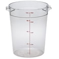 thumbnail image 1 of Contenedor de almacenamiento de alimentos Cambro Camwear 8L de policarbonato transparente, 1 of 1