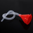 thumbnail image 4 of Universal Vehicle Plastic Filling Funnel Pour Oil Tool Petrol  Red, 4 of 7