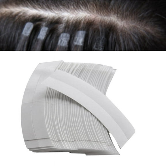 36Pc/Lot Fixed Wigs Tape Double Adhesive Extension Hair Strips Waterproof for Toupees/Lace Wigs Film with Slitting Line