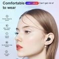 thumbnail image 4 of Go Air Pop True Wireless Bluetooth Earbuds & Charging Case - Mauve, Dual Connect, IPX4 Sweat Resistance, Bluetooth 5 Connection, 3 EQ Sound Settings Signature, Balanced, Bass Boost(Pink), 4 of 6