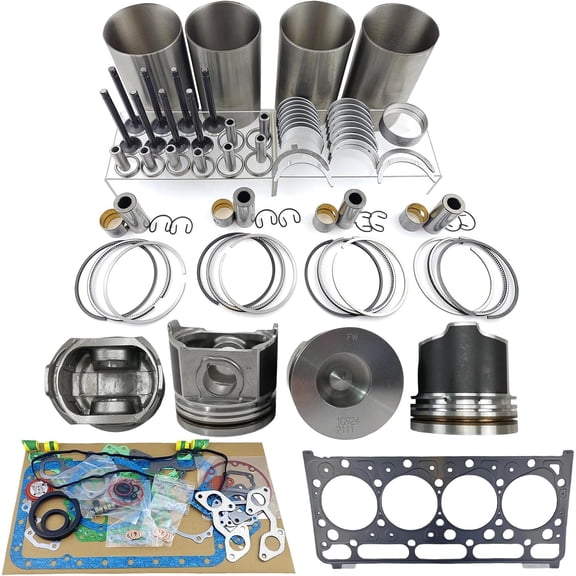 V2403 Engine Overhaul Rebuild Kit Combustion Chamber 42mm For Kubota V2403 V2403T V2403M V2403MDI V2403DI Engine KX161-3 Excavator For Bobcat T190 S150 1G924-21112 1G92421112