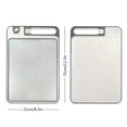 thumbnail image 1 of Vwrxbz Stainless Steel Double Sided Cutting Board with Knife Sharpener Kitchen Chopping Block, 1 of 6