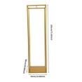 thumbnail image 2 of Metal Square Gold Backdrop Stand Shelf Rack Bracket Ornament Outdoor Wedding Backdrop Props Decorations Gold, 2 of 8