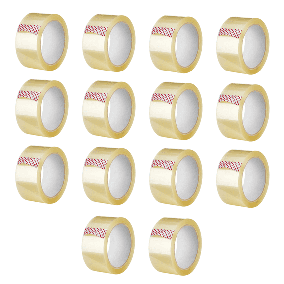 14 Rolls 2 Mil 2 inch x 110 Yards Clear Carton Sealing Packing Package Tape