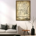 thumbnail image 5 of Possum Kingdom Lake Vintage Map Prints Canvas, Texas Map Art Canvas, Canvas, Possum Kingdom Lake road map style vintage Canvas , Canvas Wall Art, Street Map Artwork Canvas, 5 of 6
