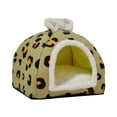 thumbnail image 2 of Cama para gatos Cama para perros y gatos Snooze Gatos de interior Suave y calmante Nido para gatos Semi cerrado Perro gato Yuyangstore Camas para gatos, 2 of 8