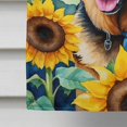 thumbnail image 4 of German Shepherd in Sunflowers House Flag 28 in x 40 in, 4 of 7