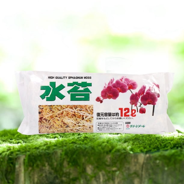 Moss Garden Supplies Sphagnum Moss, Fertilizante Orgánico De Nutrición Hidratante Para Orquídeas Phalaenopsis