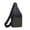 🍒 Green_Base#3365, variant on Sling Bag Shoulder Backpack Chest Pack Daypack • Water Resistant Oxford Cloth Crossbody • Earphone Hole • Fits 7.9" Tablet • Adjustable Strap Multicolor