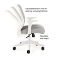 thumbnail image 2 of Alera Wessex Ergonomic Fabric Mesh Swivel Task Chair, Supports up to 275 lb, Gray Seat/Back, White Base, 2 of 9