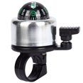 thumbnail image 1 of Bangcool Bike Bell Mini 2 in 1 Compass Aluminium Alloy Cycling Handlebar Bell Bicycle Ring for Travel Riding, 1 of 10