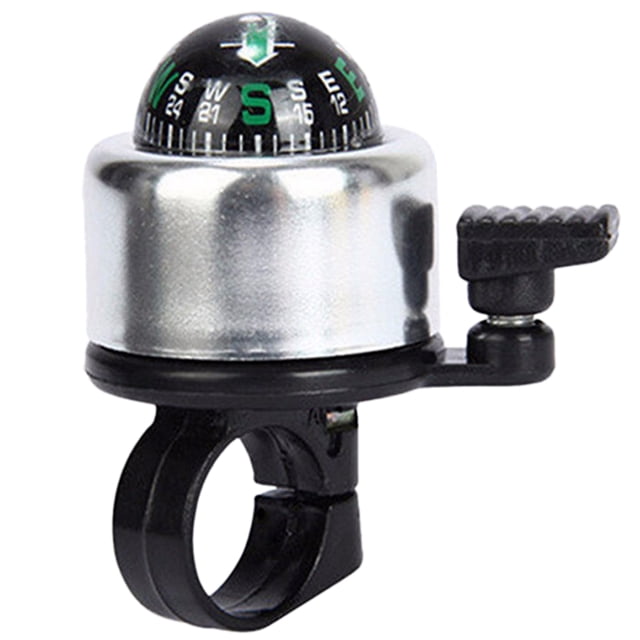 Bangcool Bike Bell Mini 2 in 1 Compass Aluminium Alloy Cycling Handlebar Bell Bicycle Ring for Travel Riding