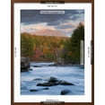 thumbnail image 5 of Art.com Maine, West Branch of the Penobscot River and Mount Katahdin in Baxter State Park, USA Photographic Print by Alan Copson, Brown Frame Wall Art, 23" x 29", 5 of 5