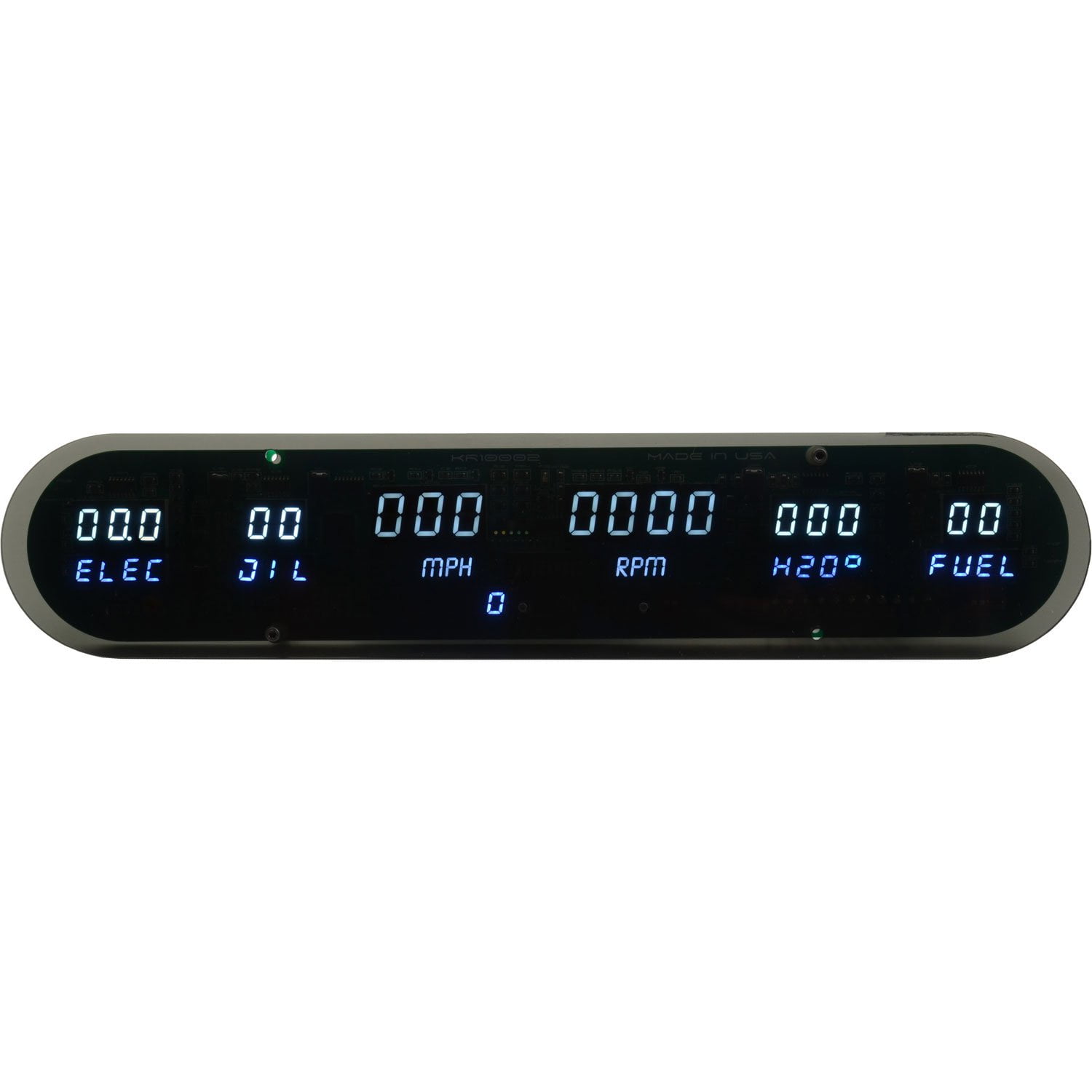 JEGS 41635 6Gauge Panel LED Digital