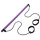 thumbnail image 5 of Barra de resistencia, barra de pilates con banda de resistencia, barra de yoga portátil con presilla para pies, kit de barra de pilates portátil para yoga y ejercicio, color morado, 5 of 5