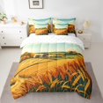 thumbnail image 2 of YST Rustic Cabin 7pcs Comforter Set, Autumn Themed Bedding Set, Queen, 2 of 4