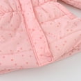 thumbnail image 5 of oqasdz Girls Coats Children Long Sleeve Star Print Quilted Hooded Warm Outerwear Fall Winter Top Coat Outwear Size 4 Y-5 Y, 5 of 6