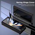 thumbnail image 4 of Funda YQODSZ para Samsung Galaxy Z Fold 4 con soporte, color negro, 4 of 7