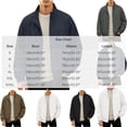 thumbnail image 3 of Solid Color Raglan Sleeves With Elastic Closure Men's Versatile Stand Up Collar Jacket For Daily Use Black L, 3 of 7