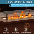 thumbnail image 4 of Domi Outdoor Table de Foyer au Gaz de 43 Po avec Dessus de Table en Aluminium, Support de Réservoir Dissimulé, Couvercle, 4 of 6