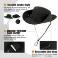 thumbnail image 5 of FL Summer Sun Hats for Men Fishing Bucket Boonie Golf Wide Brim Big Head UPF50+ UV Protection Chin Cord, 5 of 6