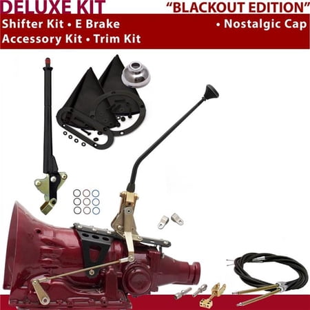 American Shifter AOD Shifter Kit Black 12 in. E Brake Cable Clevis Trim Kit for D914D