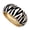 Black White, variant on Chunky Gold Bangle Bracelets for Women Fashionable Zebra-Print Cuff Bangle Trendy Statement Cuff Bracelet Stack Jewelry Gift