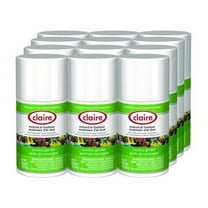 Claire Metered Air Freshener, Country Garden, 11 oz Aerosol Spray, 12/Carton