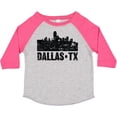 thumbnail image 3 of Inktastic Dallas Texas City Skyline with Grunge Boys or Girls Toddler T-Shirt, 3 of 5