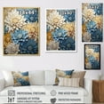 thumbnail image 4 of Designart "Blissful White And Blue Mums In The Garden III" Mums Floater Framed Canvas Art Print, 4 of 5